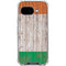Ireland Flag Dark Wood Google Pixel 9a Clear Case